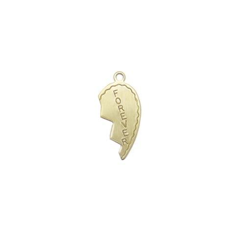 Forever Friends Heart Charm - Item # S7883-R - Salvadore Tool & Findings, Inc.